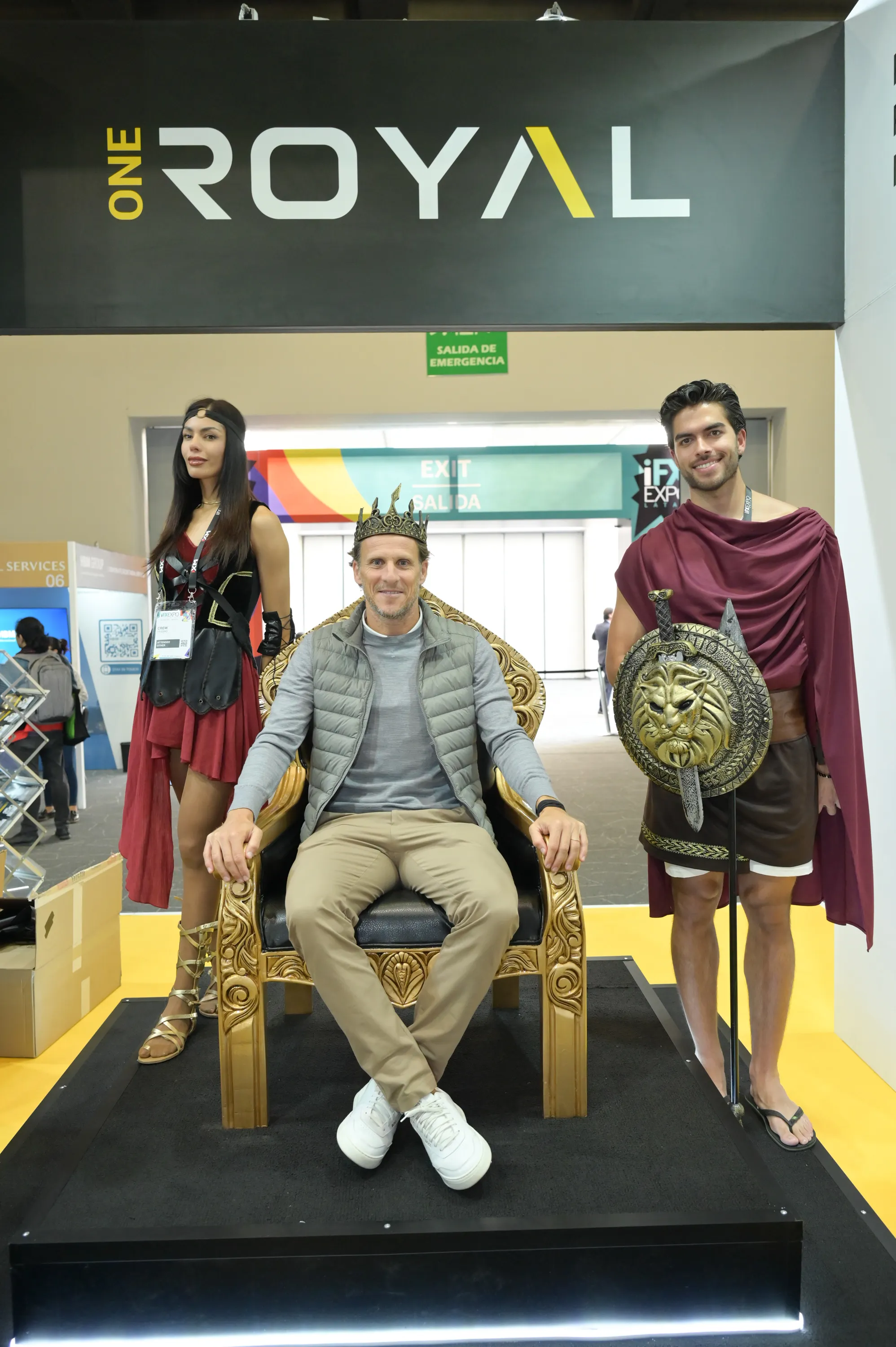 Diego Forlán reigning over the IFX Expo